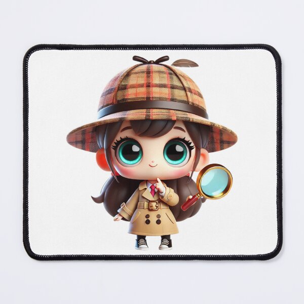 Item preview, Adorable Detective Girl designed and sold by Sillytoe.