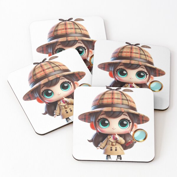 Item preview, Adorable Detective Girl designed and sold by Sillytoe.