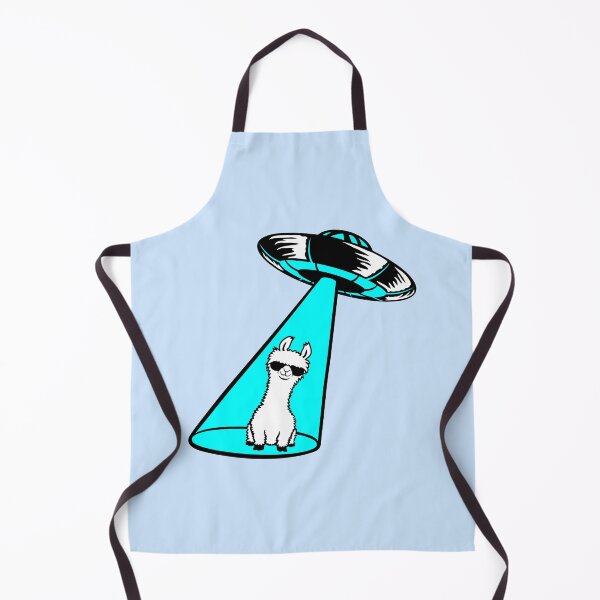 Item preview, Alien UFO Llama Abduction Headphone Cool Beaming Funny designed and sold by shirt-o-mat.