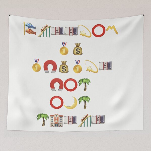Item preview, Freedom Is Inside Not Out There – Unique Emoji Emblems Art | Emoji Hall of Fame Collectible designed and sold by Emoji Emblems.