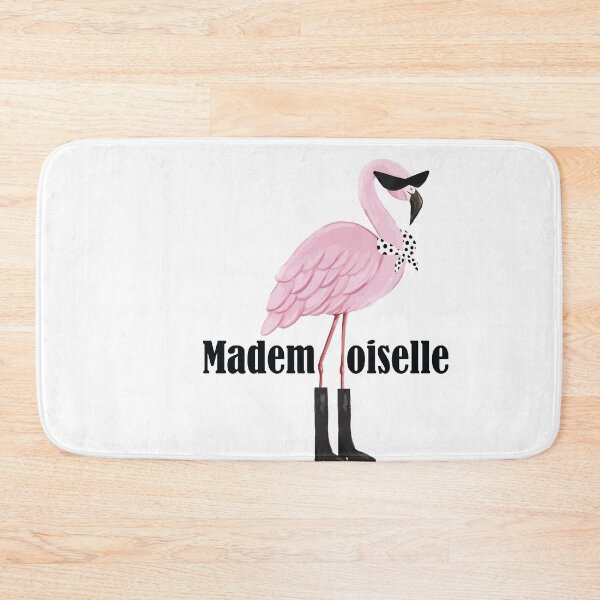 Item preview, Fashionable Flamingo with Boots and Scarf designed and sold by artistcamellia.