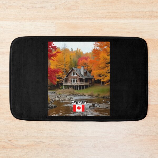 Item preview, Canada Cabin Landscape Poster designed and sold by Tienda-Vane.