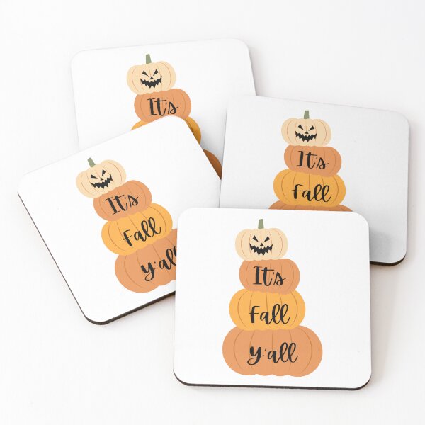 Item preview, It's Fall Y'all- stacked pumpkin Autumn & Halloween Design designed and sold by LTG Customs.