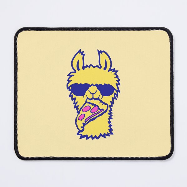 Item preview, Llama Sunglasses Pizza Salami Fast Food Hungry Eating designed and sold by shirt-o-mat.