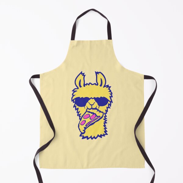 Item preview, Llama Sunglasses Pizza Salami Fast Food Hungry Eating designed and sold by shirt-o-mat.