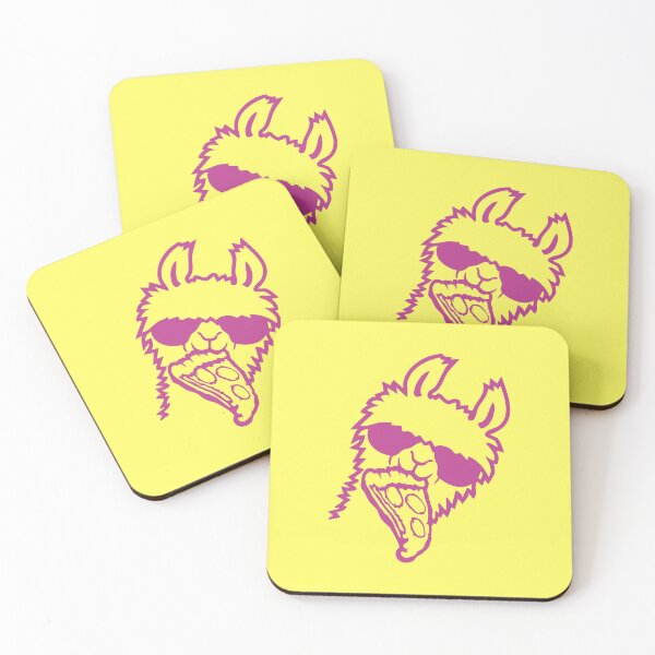 Item preview, Llama Sunglasses Pizza Salami Fast Food Hungry Eating designed and sold by shirt-o-mat.
