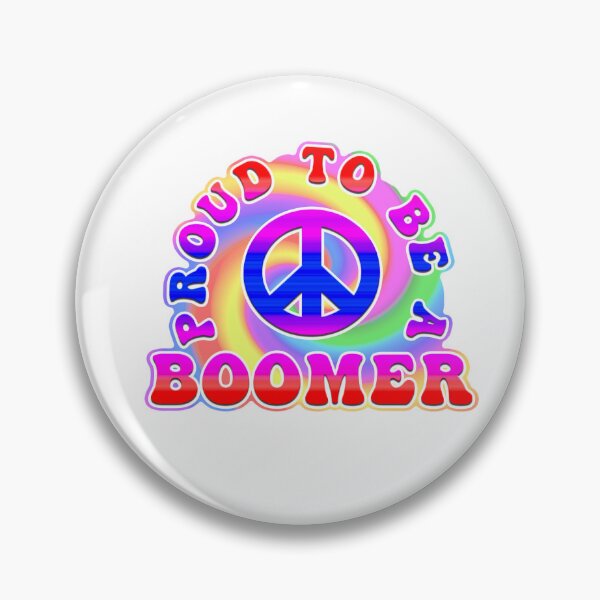 Item preview, Colorful Tie Dye PROUD TO BE A BOOMER designed and sold by carolina1.