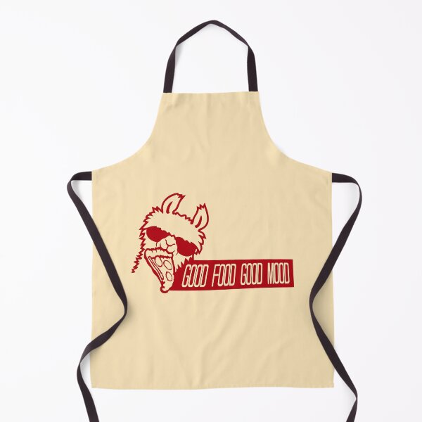 Item preview, Good Food Mood Llama Sunglasses Pizza Salami Eating designed and sold by shirt-o-mat.