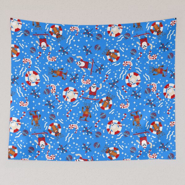 Item preview, christmas july skater santa claus skateboard designed and sold by Gossip Rag.