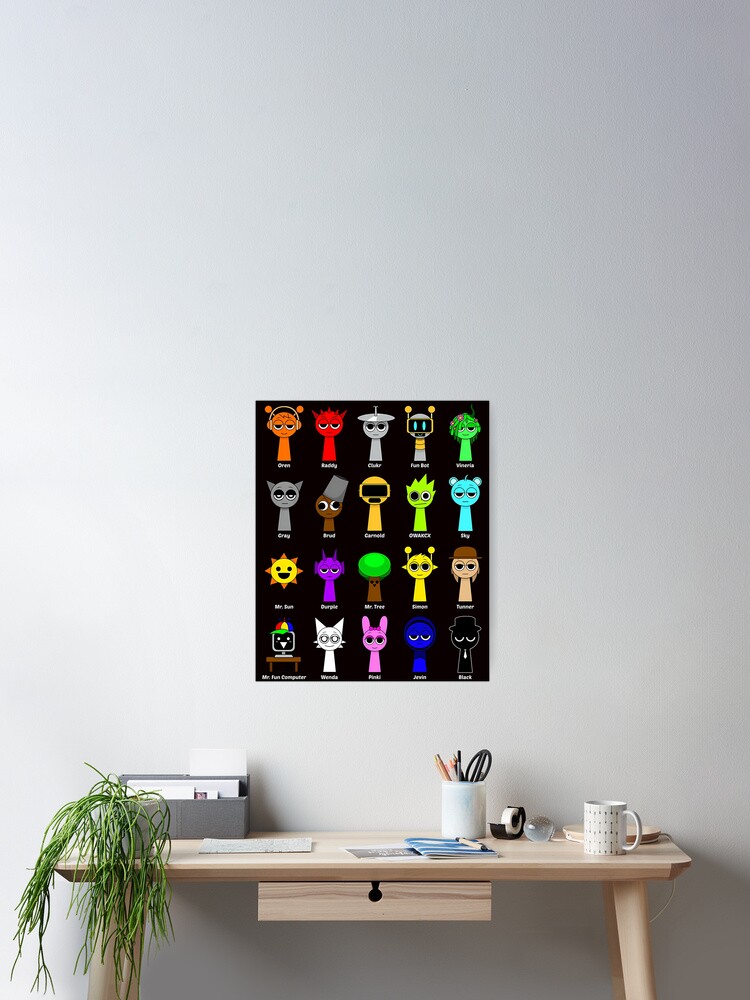 All My Sprunki Game Toys Poster