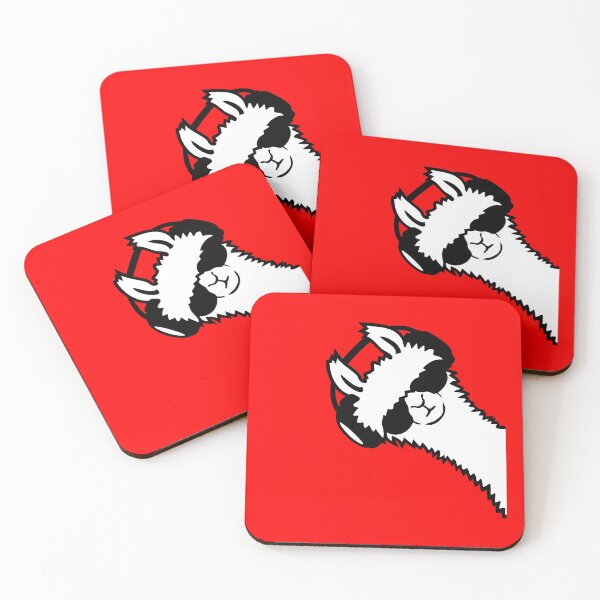 Item preview, DJ Llama Side Sunglasses Headphone Party Music Club designed and sold by shirt-o-mat.