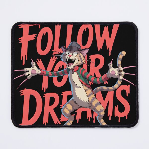 Item preview, Follow Your Dreams - Spooky Cat Nightmare Art designed and sold by AV.