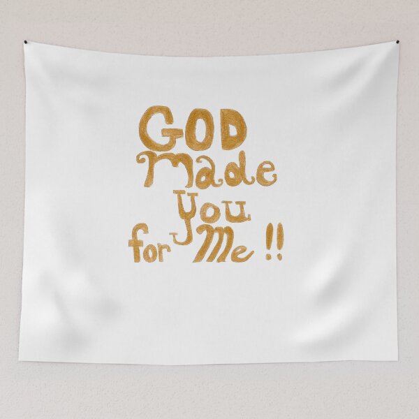 Item preview, God Made You For Me Quote Gold designed and sold by DeLislesRT.