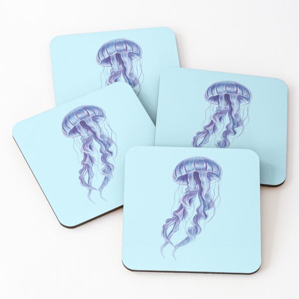 Item preview, Purple Jellyfish illustration design designed and sold by Scarlet Swan.