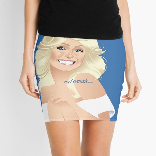 MyFarrah.com Blue Mini Skirt