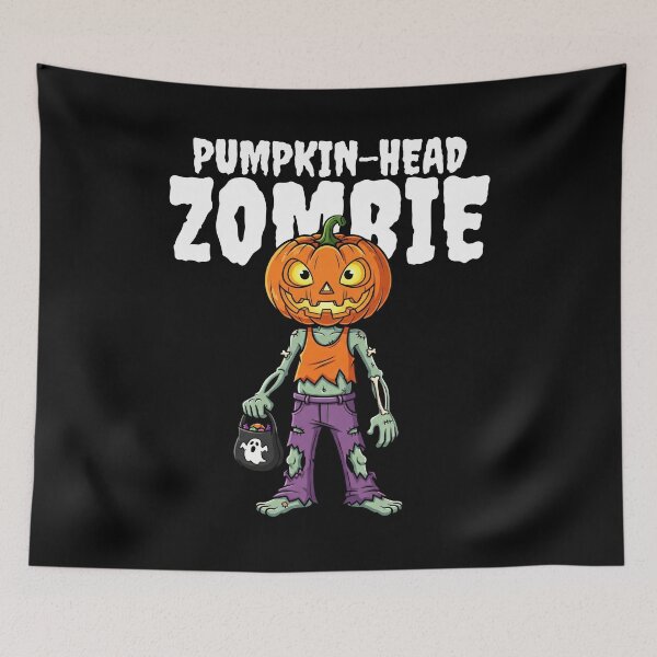 Item preview, PUMPKIN-HEAD ZOMBIE - ZOMBIE HALLOWEEN designed and sold by KEF Custom.