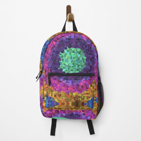 Item preview, Psychedelic Mosaic Mandala – Vibrant Abstract Circle Pattern designed and sold by Soft rot studio.