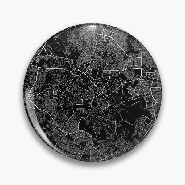 Item preview, Lucknow City Map of Uttar Pradesh, India - Full Moon designed and sold by deMAP.