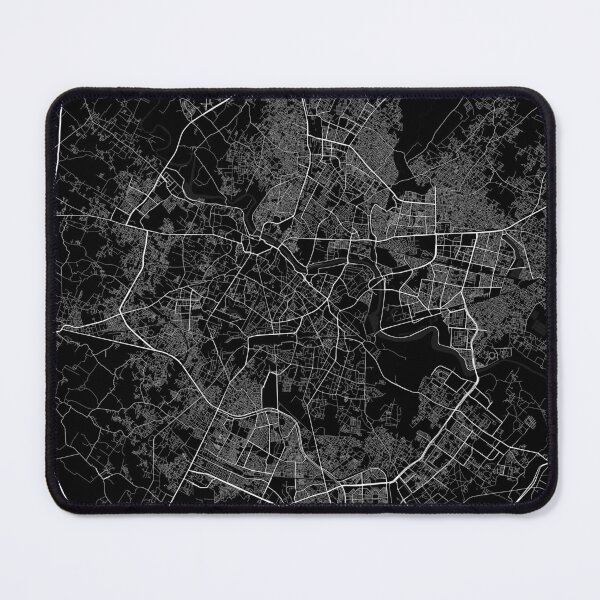 Item preview, Lucknow City Map of Uttar Pradesh, India - Full Moon designed and sold by deMAP.