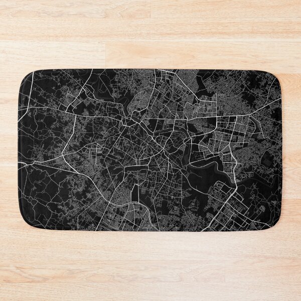 Item preview, Lucknow City Map of Uttar Pradesh, India - Full Moon designed and sold by deMAP.
