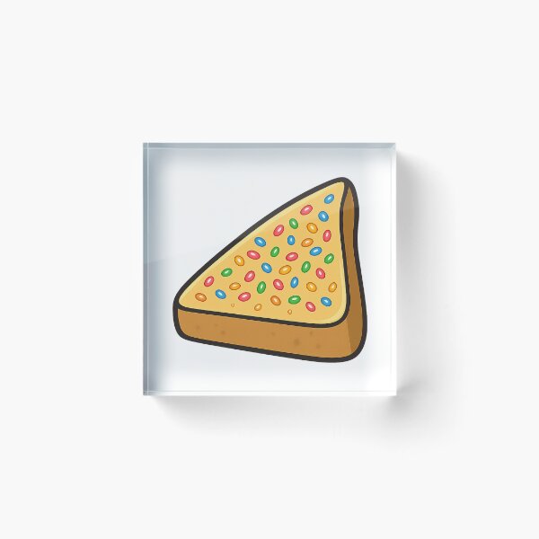 Item preview, Fairy Bread Slice – Nostalgia Snack designed and sold by CanSparkleArt.