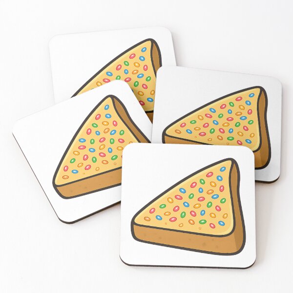 Item preview, Fairy Bread Slice – Nostalgia Snack designed and sold by CanSparkleArt.