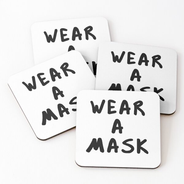 Item preview, WEAR A MASK designed and sold by GolemStickers.