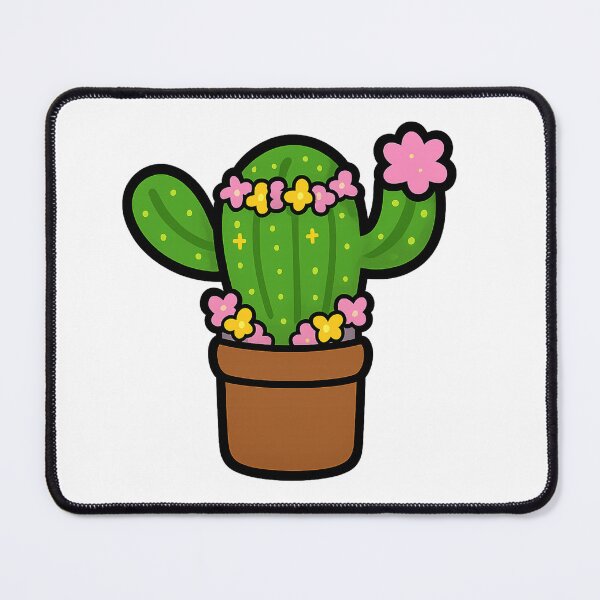 Item preview, Blooming Cactus – Cute Plant Art designed and sold by CanSparkleArt.