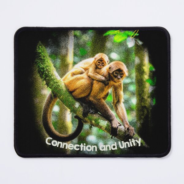 Item preview, The Forest's Hug: The Muriqui's Unity designed and sold by BrazilWildArt.
