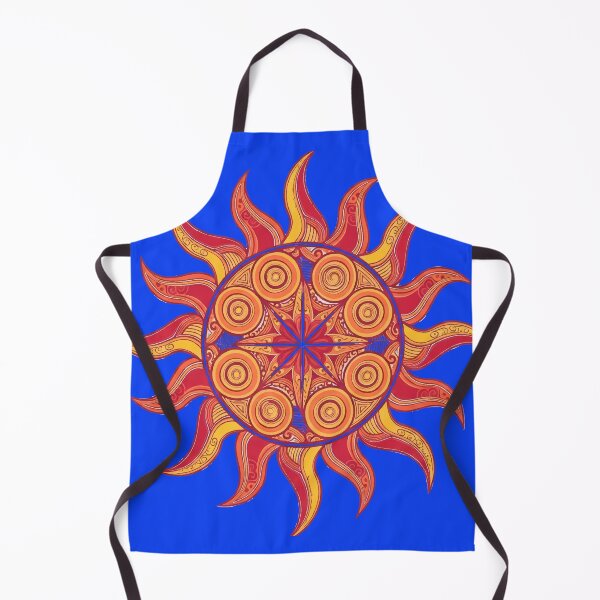 Item preview, Ornamental Boho Sun – Vibrant Botanical Tattoo Art designed and sold by Ojo de Lilith.