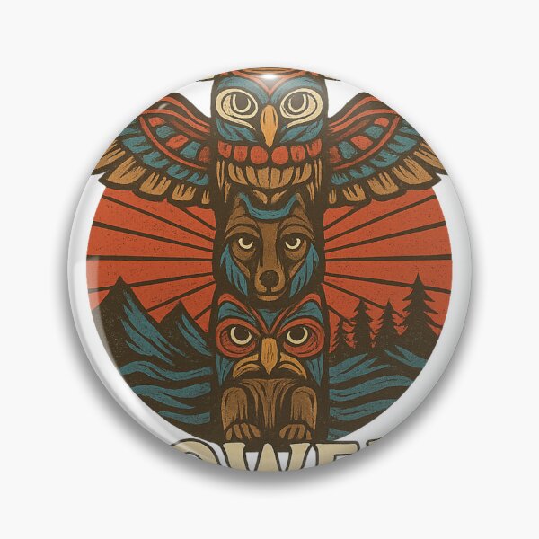 Item preview, Totem Power Vintage Spirit Animal Design designed and sold by DMSdesigns1.
