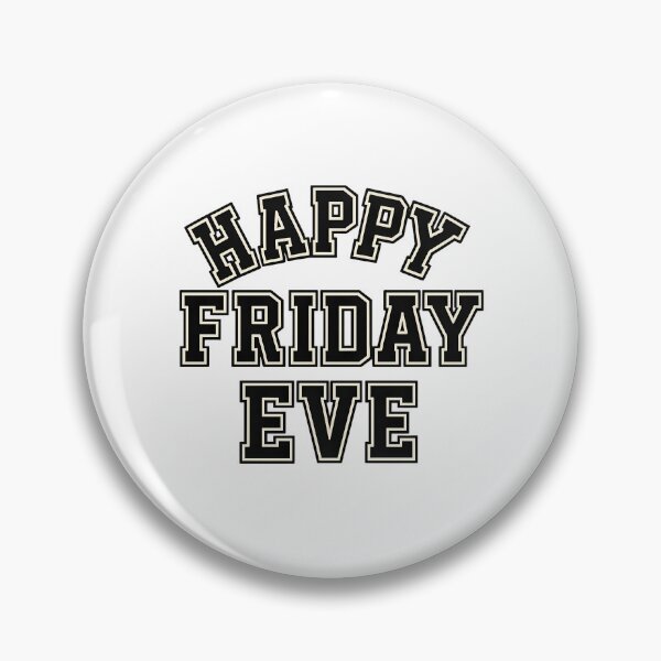 Item preview, Happy Friday Eve Retro Lettering Graphic designed and sold by creaty-designs.