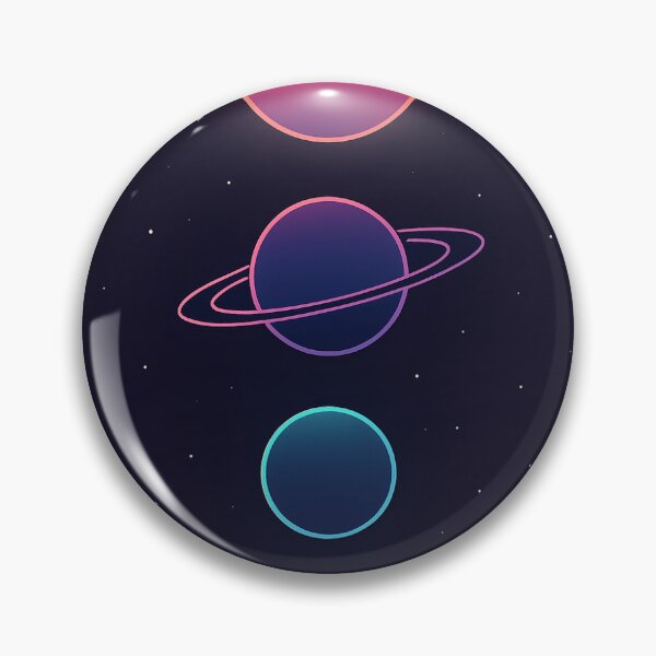 Item preview, Aligned Planets | Cosmic Minimalism designed and sold by BitCafeAI.