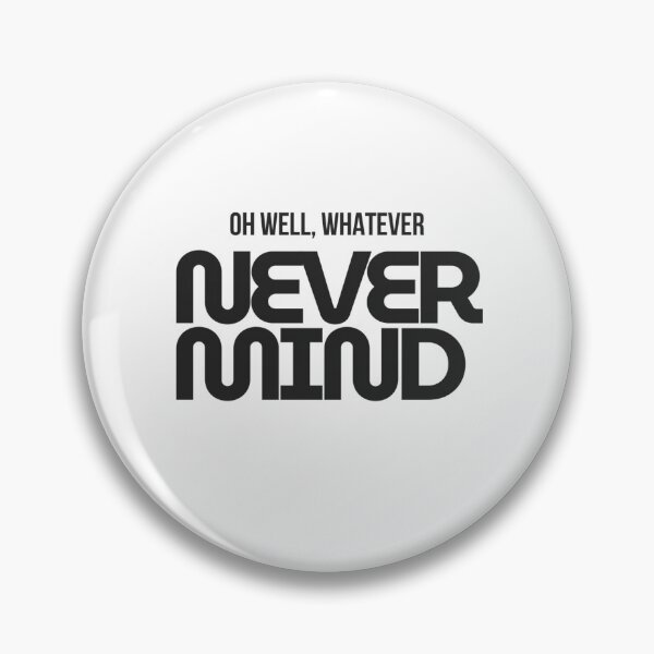 Item preview, Nevermind minimalist grunge design designed and sold by ZeppyArt.