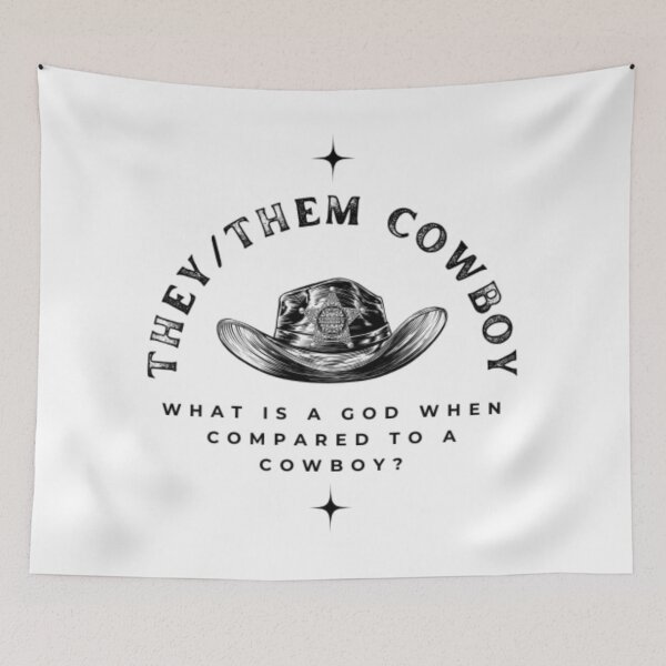 Item preview, They/ Them cowboy designed and sold by STAYOKBRAND.
