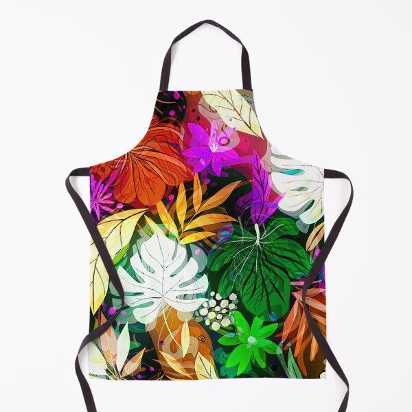 Item preview, Tropical Lush Leaves Colorful Botanical Designs Modern Pattern designed and sold by DEC02.
