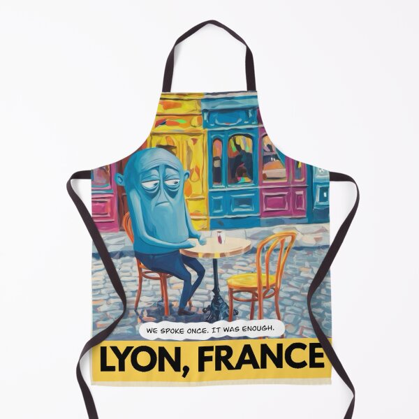 Item preview, Lyon, France Travel Poster | “we spoke once. It was enough “ designed and sold by LeQuirks.