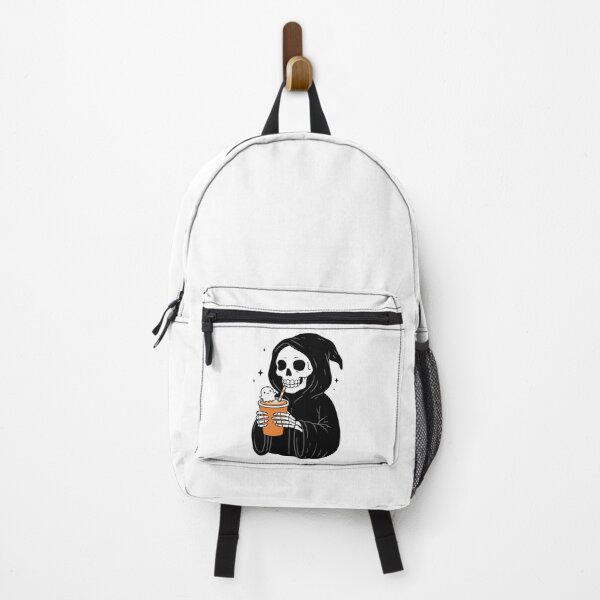 Item preview, Grim Reaper Coffee T-Shirt – Funny Spooky Pumpkin Spice Halloween designed and sold by Uglyandcute.