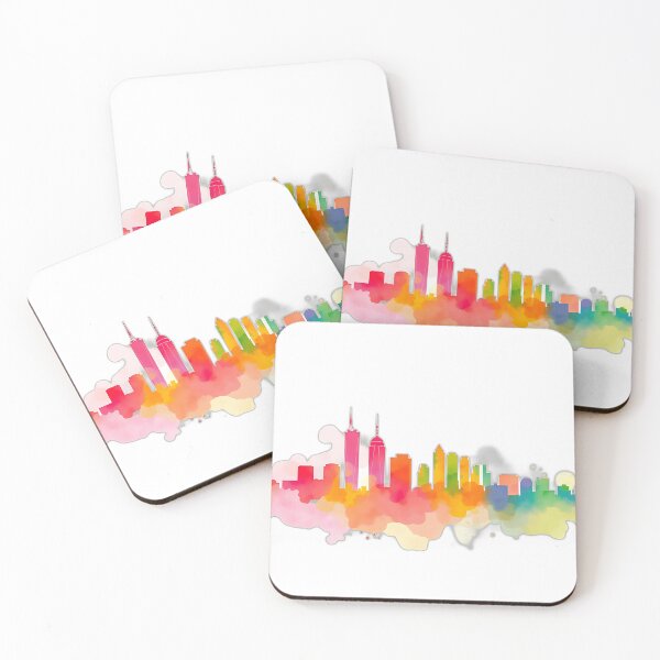 Artikelvorschau, Pastell Aquarell Stadt Skyline entworfen und verkauft von sharon1210.