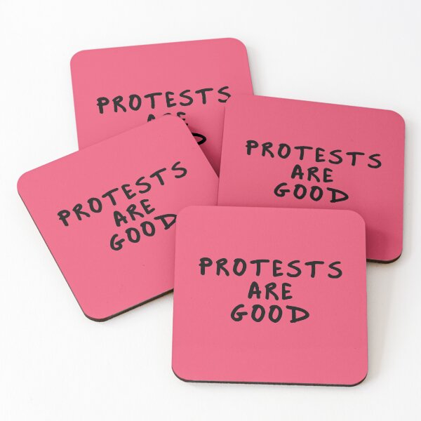 Item preview, PROTESTS ARE GOOD designed and sold by GolemStickers.