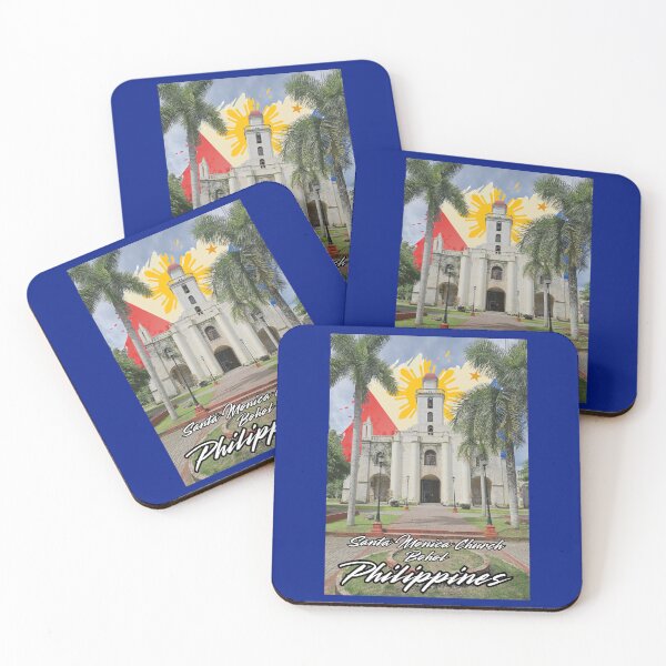 Item preview, Santa Monica Church Bohol designed and sold by Linklandiya.