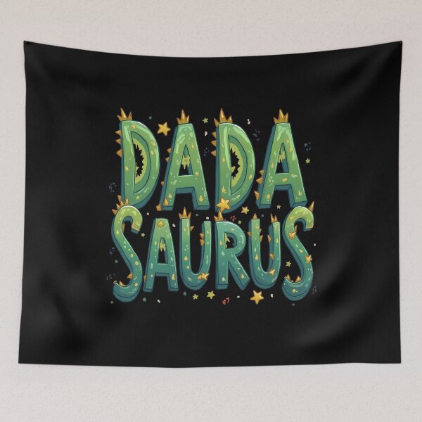 Item preview, Dada Saurus Dinosaur T-Shirt for Cool Dads & Kids designed and sold by AI-volution.