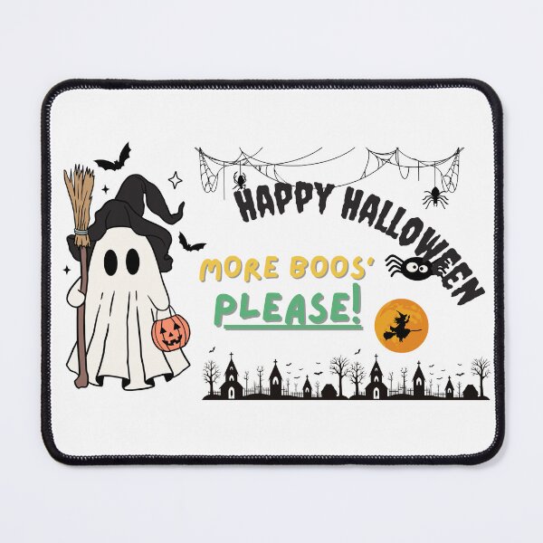 Item preview, More Boos Please Funny Ghost Drinking Halloween Shirt designed and sold by Vivid Mischief.