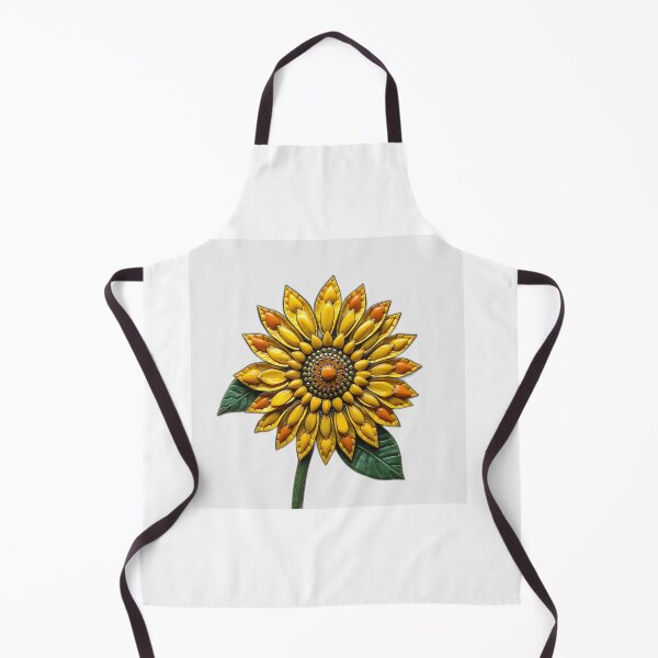 Item preview, Mosaic Sunflower with Yellow and Orange Stones designed and sold by sharon1210.
