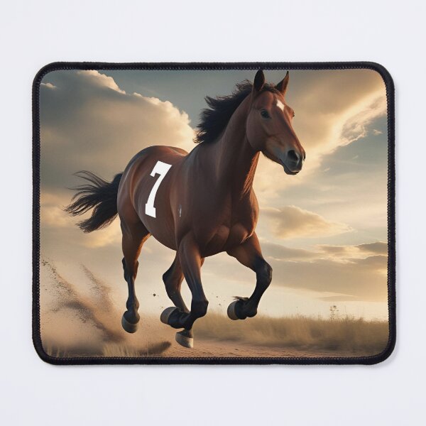 Item preview, Powerful Horse Number Seven Running designed and sold by WhatASunShine.