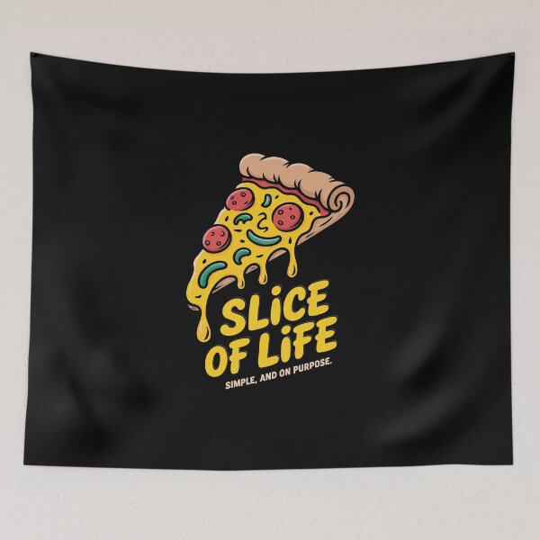 Item preview, Slice of Life Pizza designed and sold by 89BLACK.