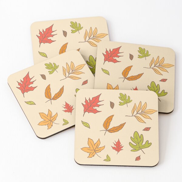 Item preview, Fall Harvest Cartoon Red Leaf designed and sold by Bow-Sheep-World.