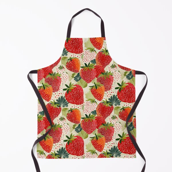 Item preview, Strawberries with Green Leaves and Red Polka Dots designed and sold by joannejgg.