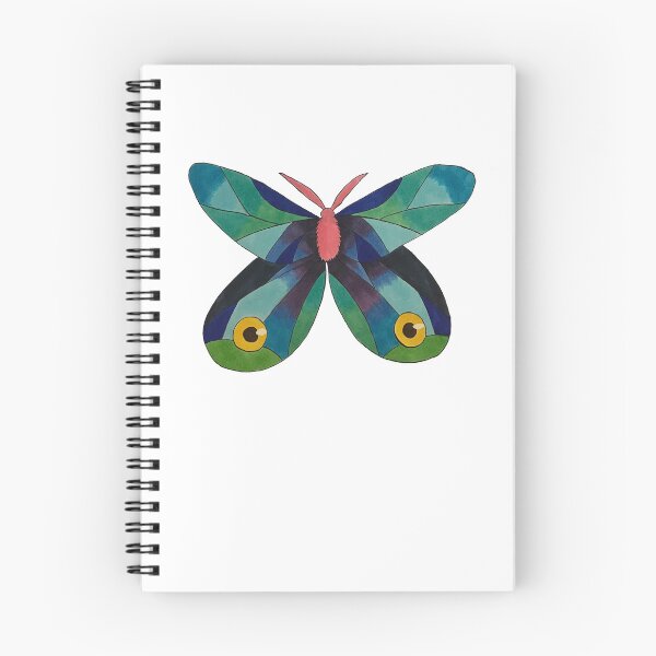Item preview, Teal and Green Moth designed and sold by fern.prints.