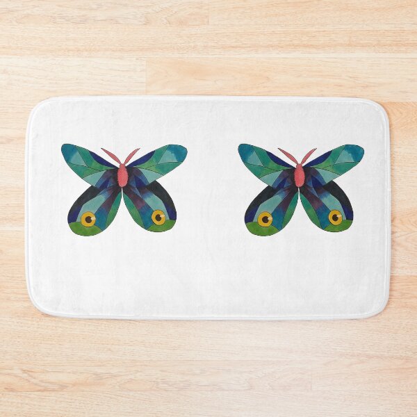 Item preview, Teal and Green Moth designed and sold by fern.prints.